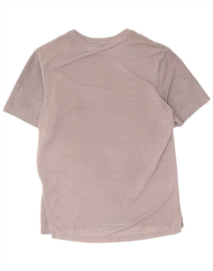 Мужская футболка Nike Dri Fit, маленький серый полиэстер с крапинками