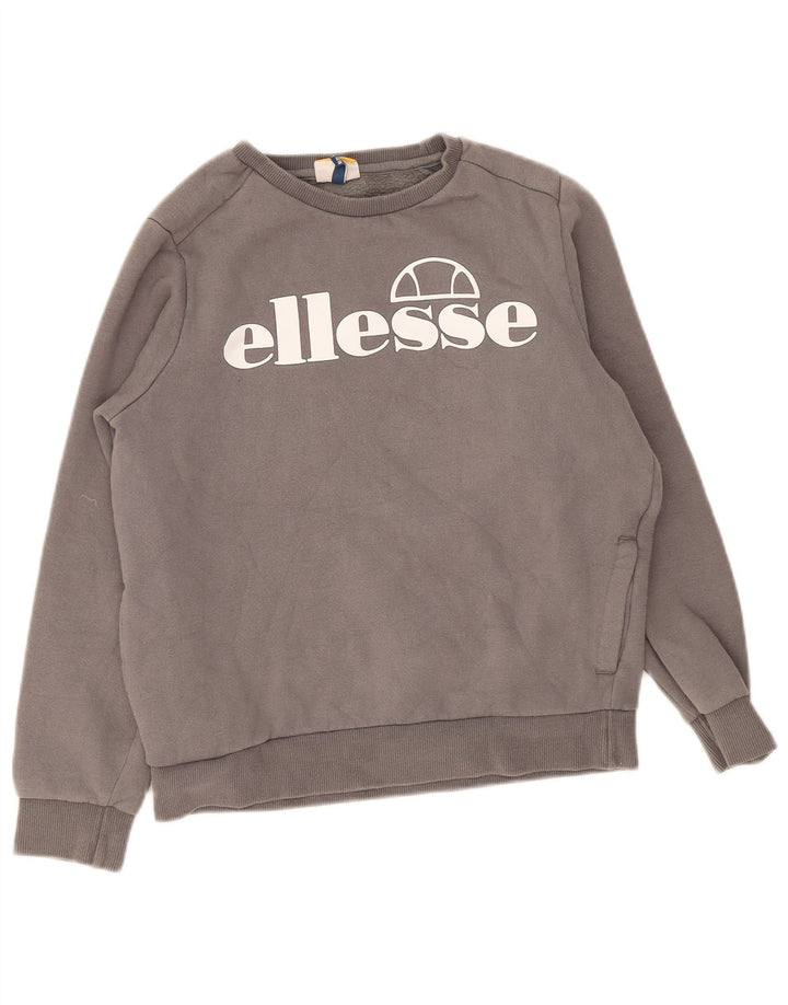 Felpa grafica da bambino Ellesse, 13-14 anni, grigia