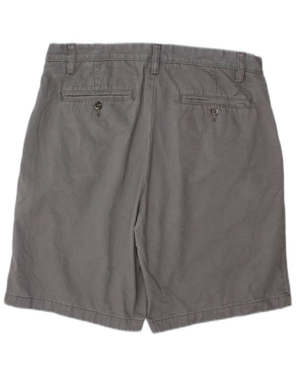 Nautica Mens Chino Shorts W32 Medium Grey Cotton