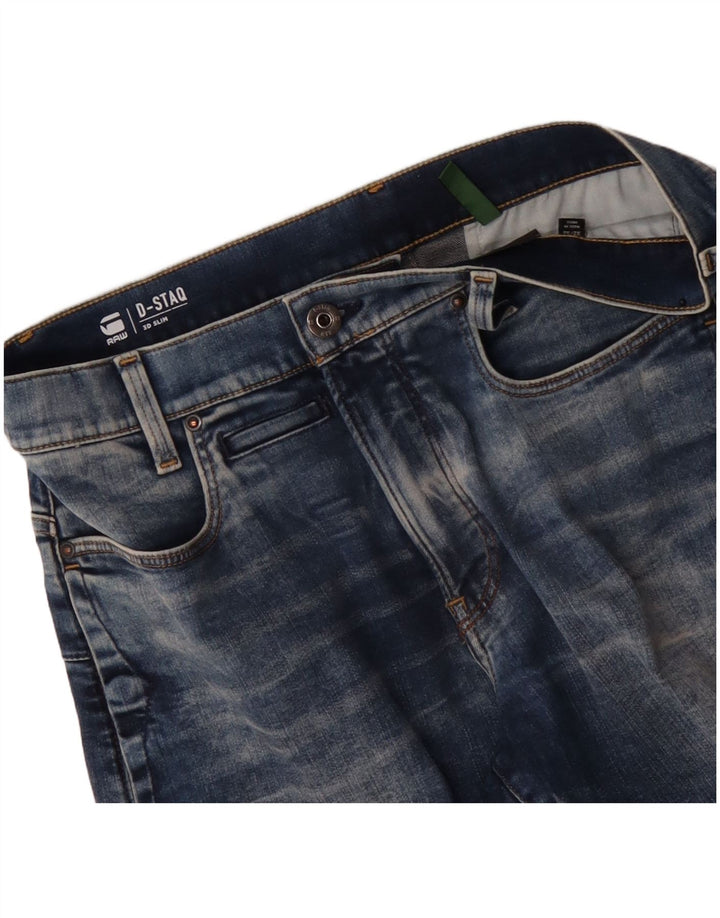 G-STAR Mens Slim Jeans W32 L26 Blue
