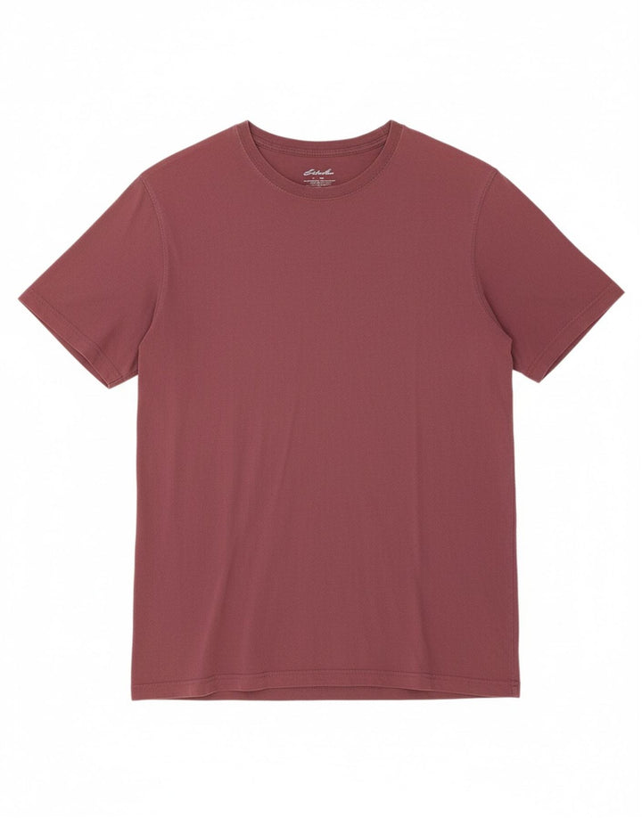 Camiseta masculina EDDIE BAUER Top XL algodão marrom