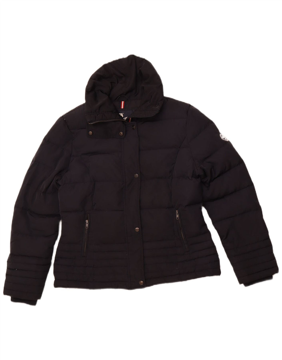 Giacca imbottita da donna PUFFA UK 16 grande poliestere nero