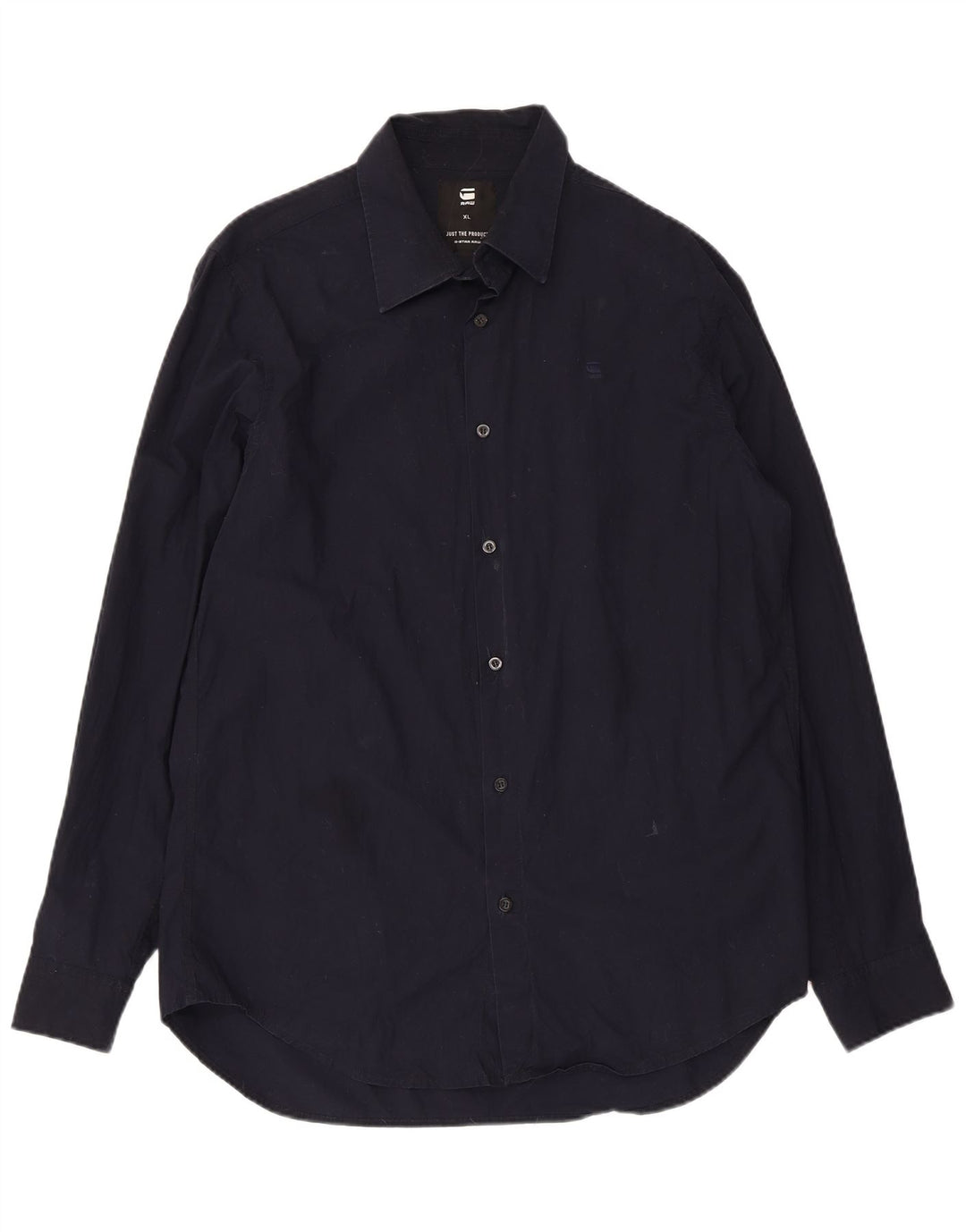 G-Star Mens Shirt XL Navy Blue Cotton