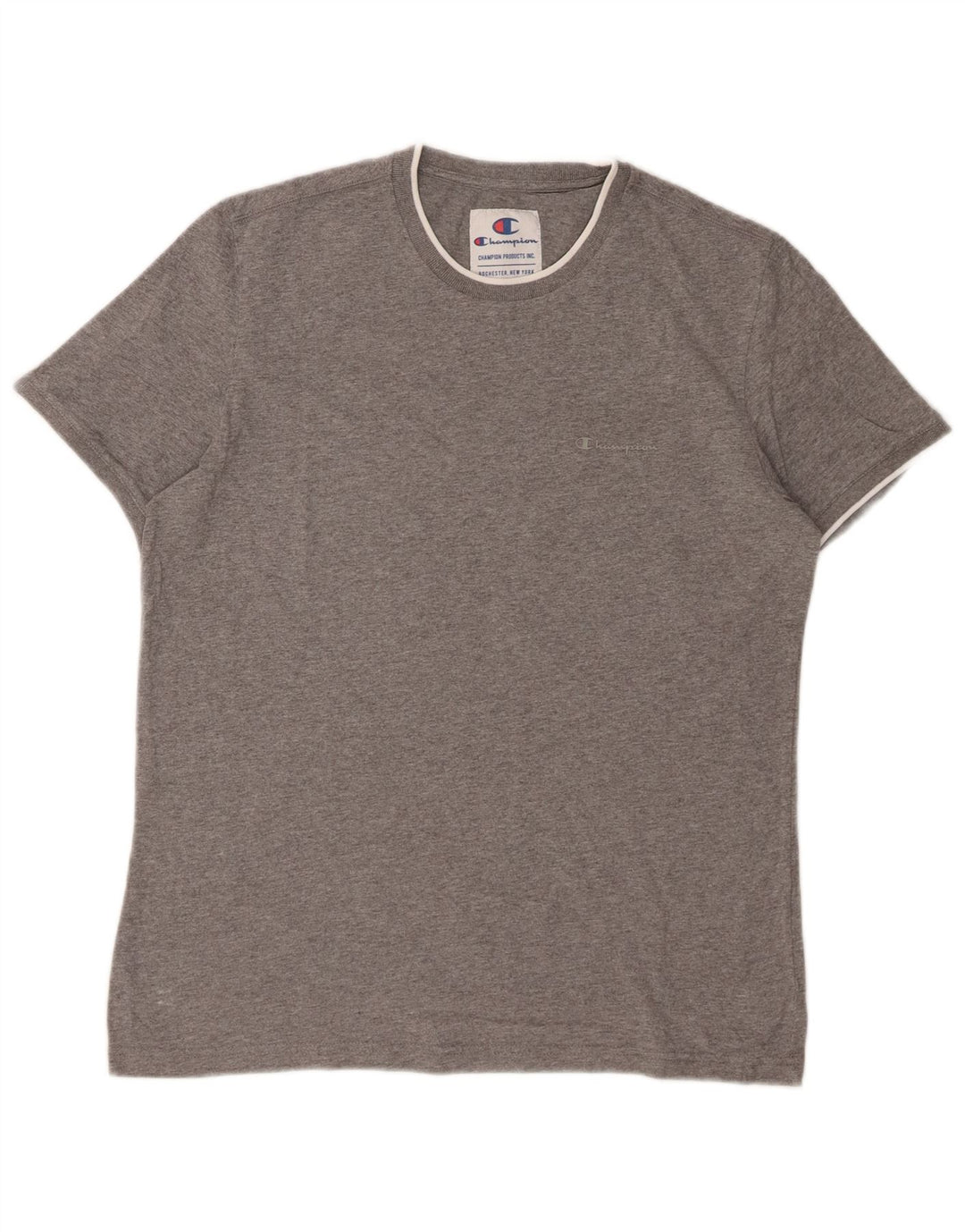 CHAMPION Mens T-Shirt Top Large Grey