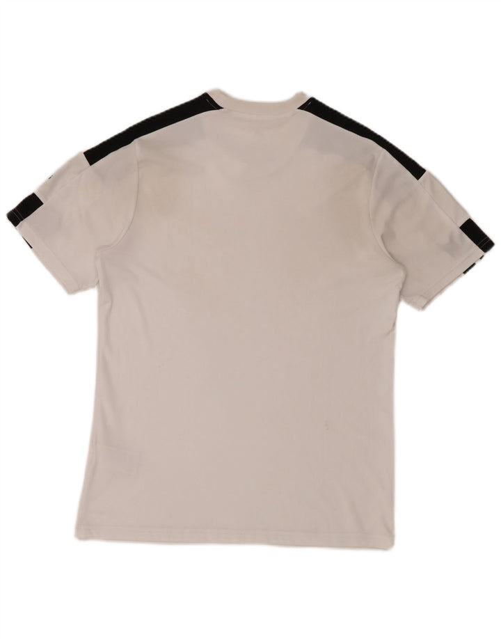 Adidas Mens Aeroready T-Shirt Top Medium White Colourblock Polyester