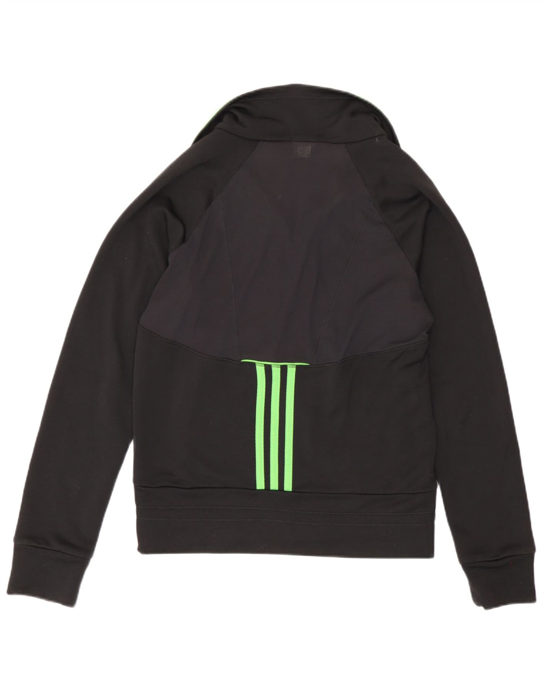 Giacca da tuta da donna Adidas Climacool UK 12 Medium Black Colourblock