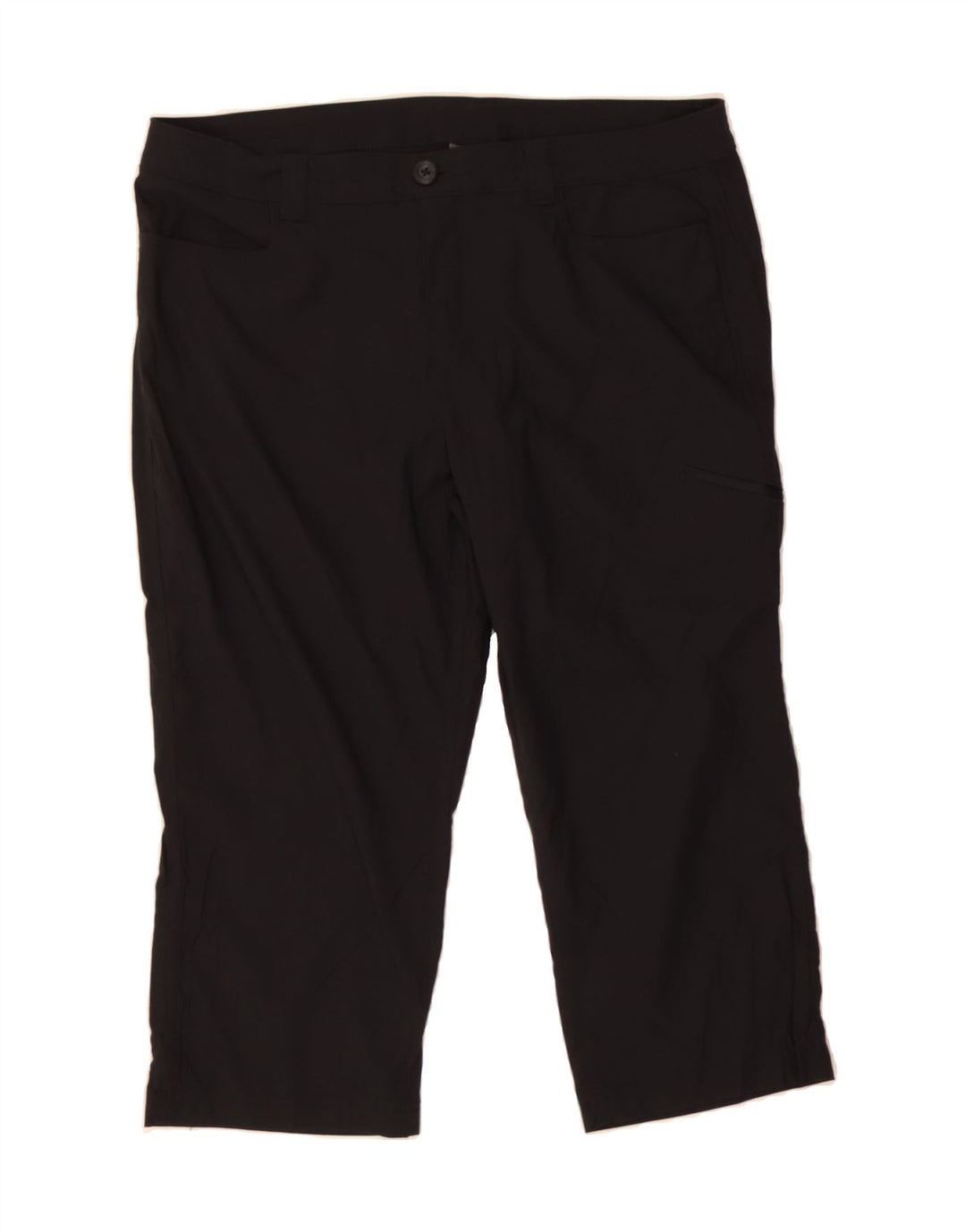EDDIE BAUER Womens Capri Trousers US 6 Large W33  Black Nylon Vintage Eddie Bauer and Second-Hand Eddie Bauer from Messina Hembry 