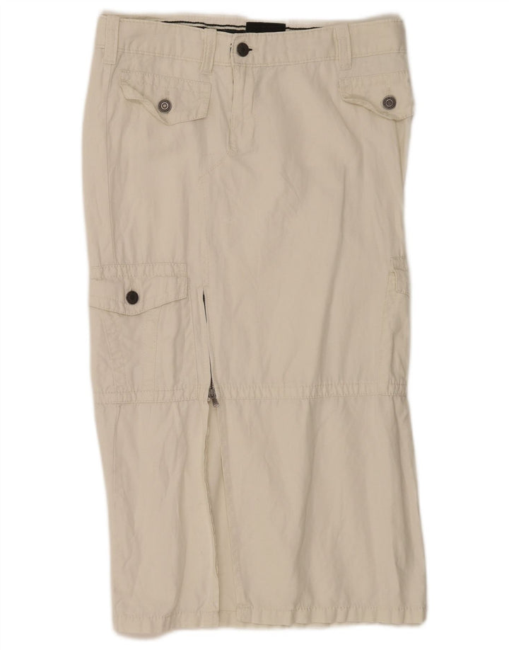 Calvin Klein Womens Cargo Skirt W30 Medium White