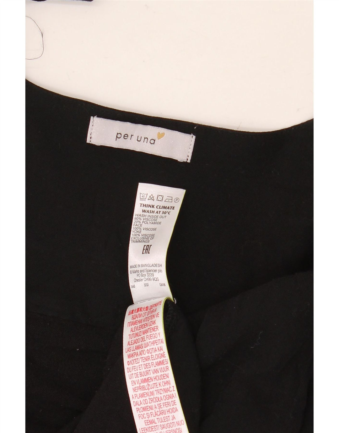 Marks & Spencer Womens Per Una Cardigan Top UK 12 Medium Black Viscose