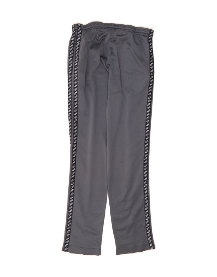 ASICS Womens Graphic Tracksuit Trousers UK 16 Large  Grey Vintage Asics and Second-Hand Asics from Messina Hembry 