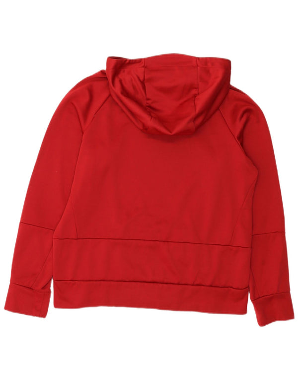 Nike Garçon Dri Fit Graphic Sweat à capuche 13-14 ans XL Bordeaux Polyester