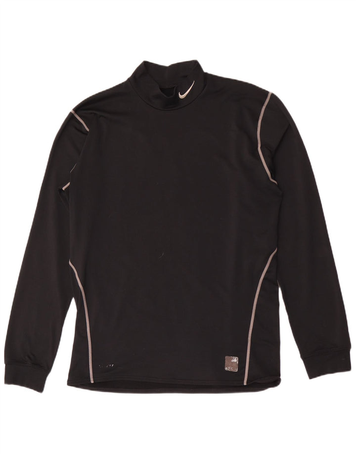 Męska koszulka Nike Dri Fit z długim rękawem, duża, czarna