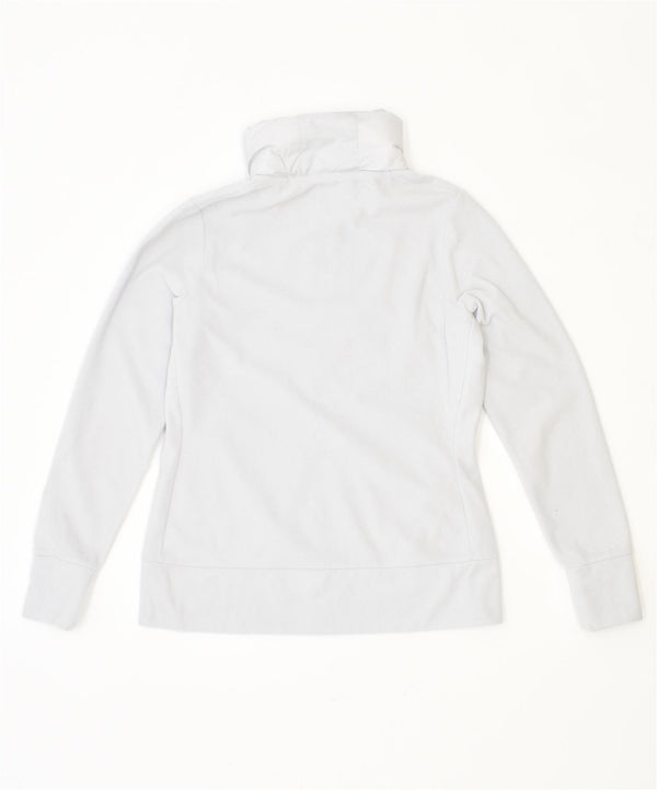 NIKE Damen Therma Fit Fleecejacke UK 14 Large Grau Polyester