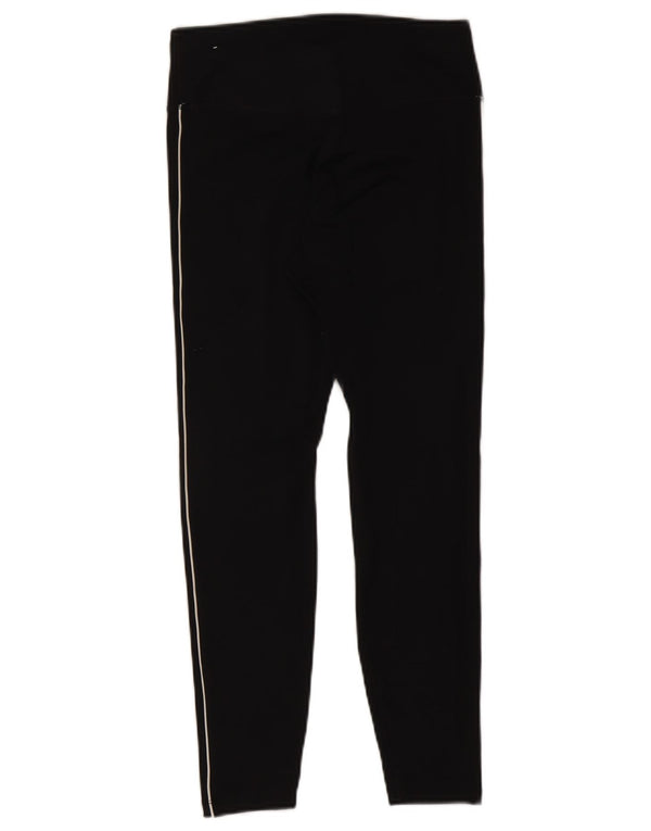 Leggings Nike Dri Fit Graphic Crop da donna UK 12 medio nero poliestere