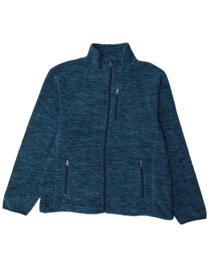 MC Kinley Mens Fleece Jacket UK 46 3XL Blue Flecked Polyester