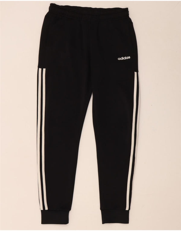 Adidas Drenge Træningsdragt Bukser Joggers 13-14 År Sort Polyester