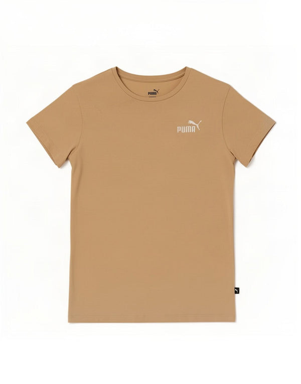 Puma T-Shirt für Jungen, 10–11 Jahre, Größe S, beige, Baumwolle