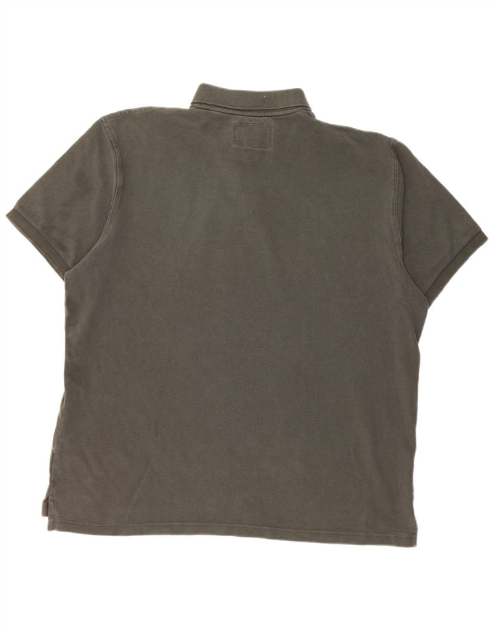 J. Crew Mens Polo Shirt XL Grey Cotton