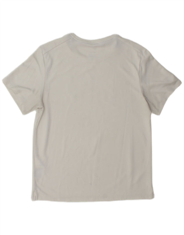 Nike Mens Dri Fit Graphic T-Shirt Top Small White Polyester