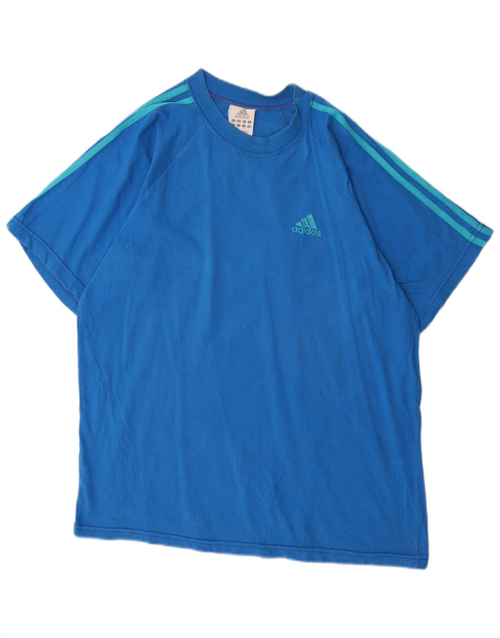 Adidas Herre T-Shirt Top Stor Blå