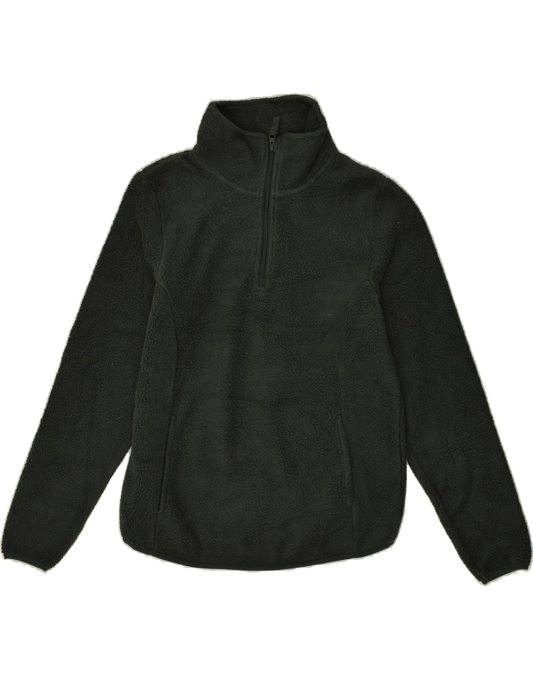 MOUNTAIN WAREHOUSE Womens Zip Neck Fleece Jumper UK 12 Medium Green | Vintage Mountain Warehouse | Thrift | Second-Hand Mountain Warehouse | Used Clothing | Messina Hembry 