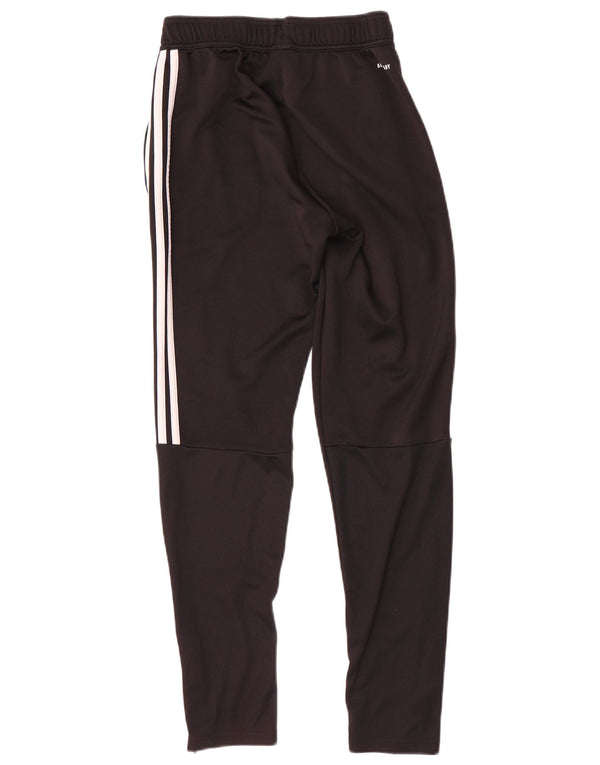 Adidas Damen Aeroready Trainingshose UK 10 Small Schwarz Polyester