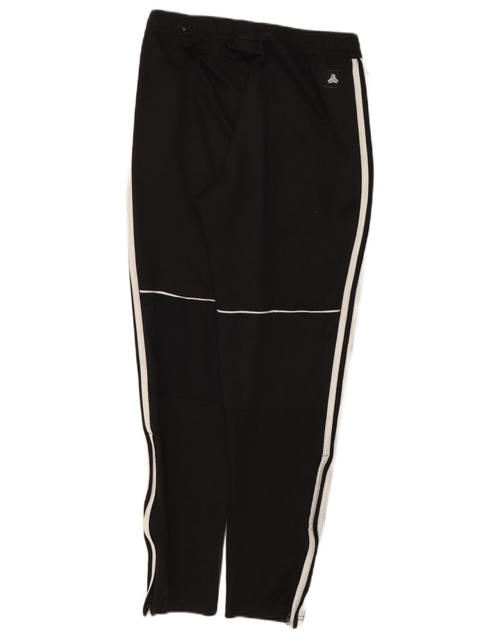 Damskie spodnie dresowe Adidas UK 12, średni czarny poliester