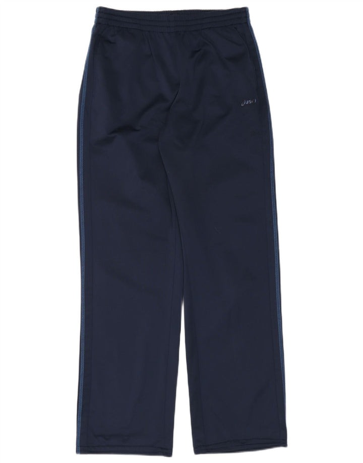 ASICS - Pantalón de chándal para hombre, talla grande, poliéster, color azul marino