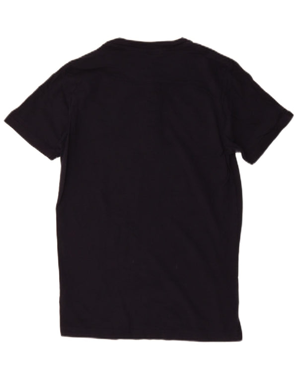 Pierre Cardin Herren T-Shirt Top Small Marineblau Baumwolle