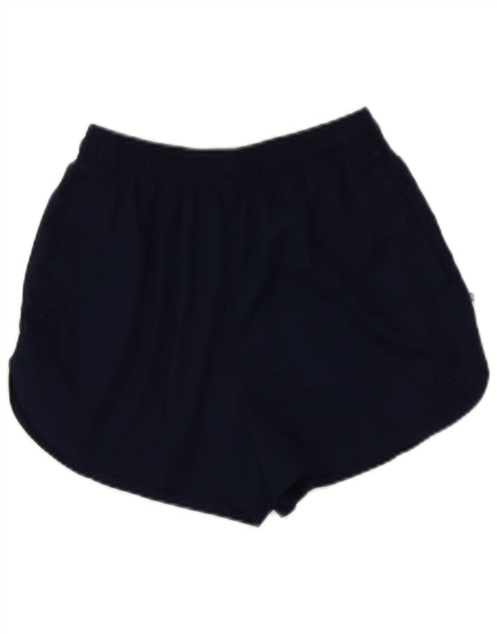Adidas Dame Sports Shorts UK 12 Medium Navy Blue Polyester