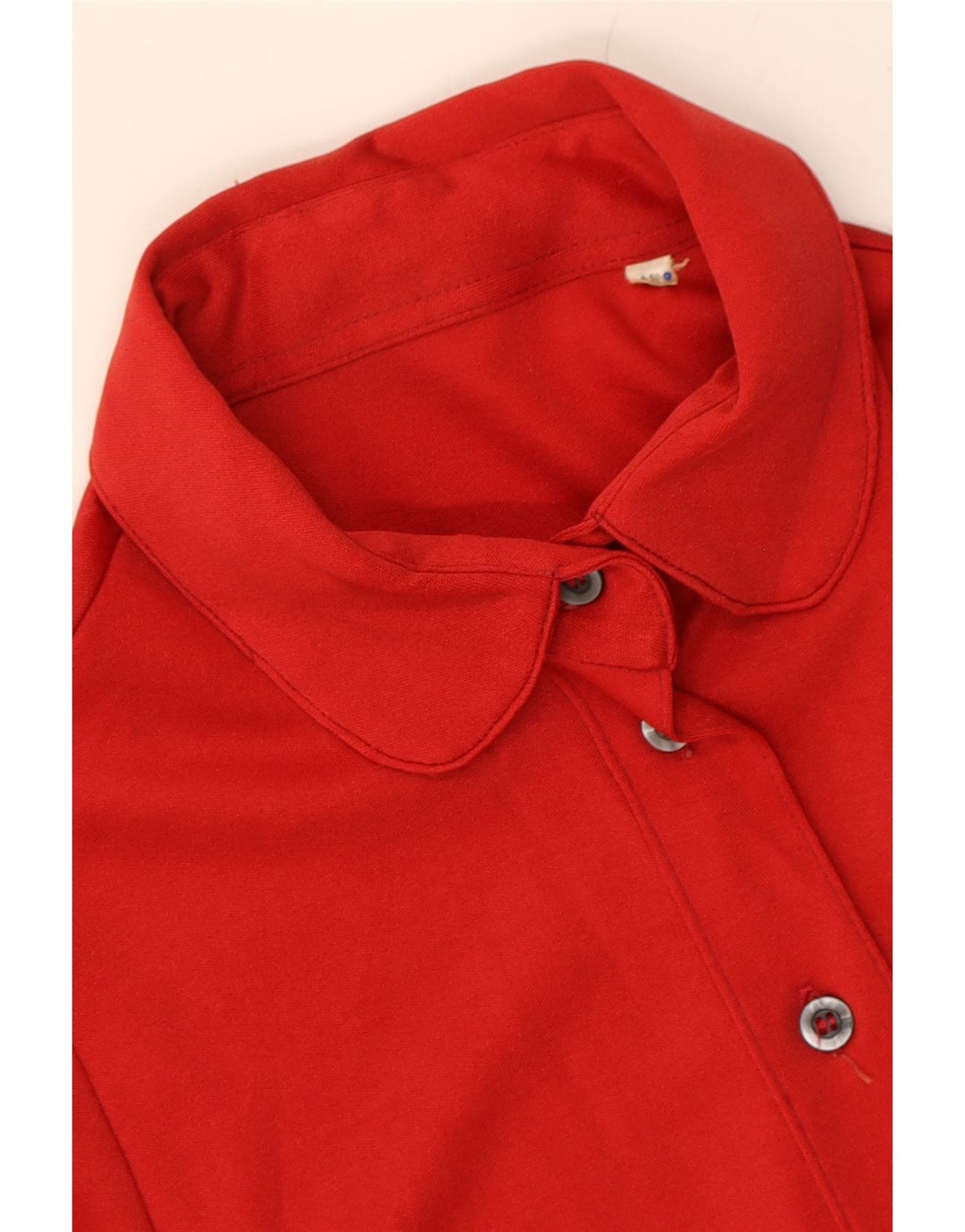 VINTAGE Womens Shirt Blouse IT 46 Large Red Vintage Vintage and Second-Hand Vintage from Messina Hembry 