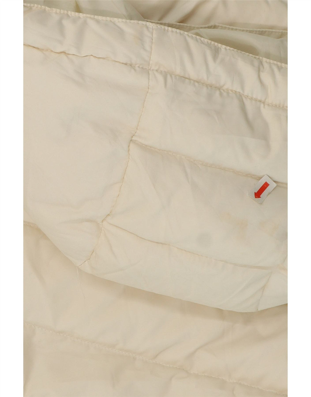 Tommy Hilfiger Womens Hooded Padded Jacket UK 18 XL White Polyester