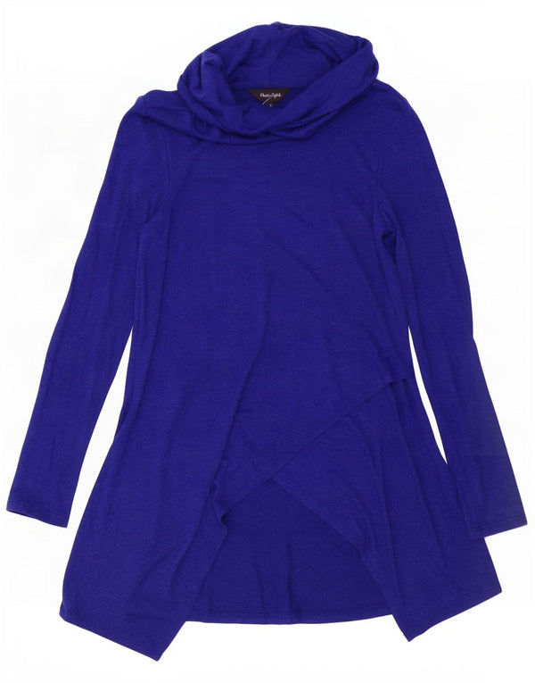 Phase Eight Damen Langarm-Tunika-Oberteil UK 8 Small Blaue Viskose
