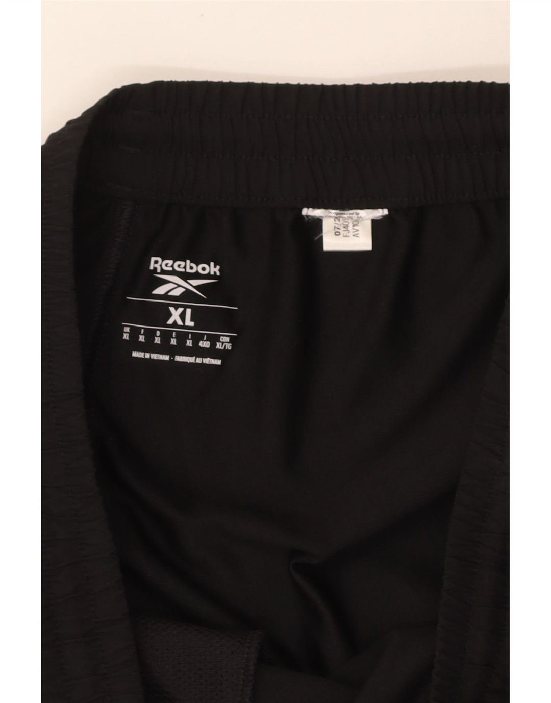 REEBOK Mens Tracksuit Trousers XL Black