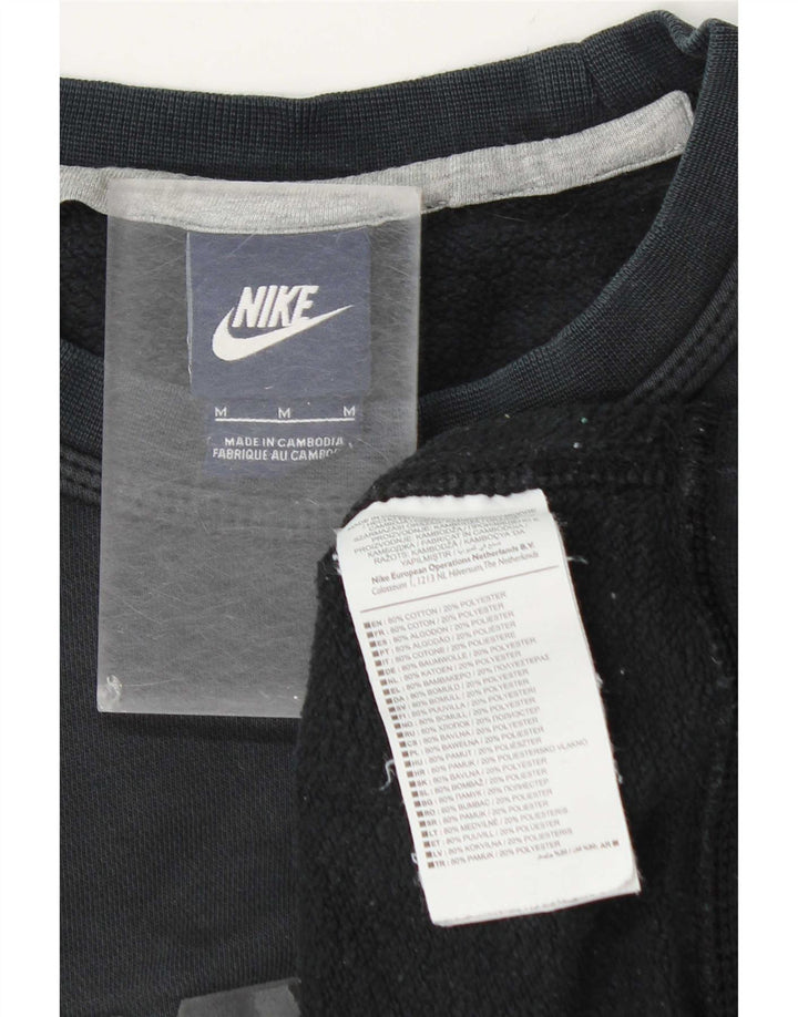 Nike Mens Graphic Sweatshirt Jumper Medium Grey Cotton