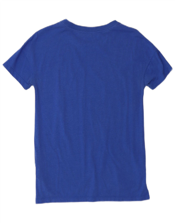 NIKE Mens Graphic T-Shirt Top XS Blue Modal