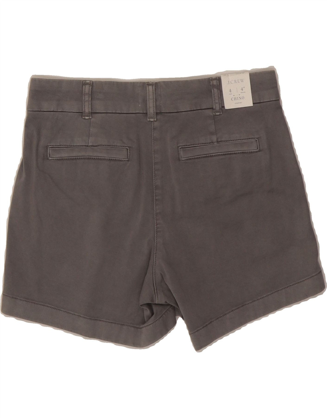 J. CREW Womens Chino Shorts US 4 Small W27 Grey Cotton Vintage J. Crew and Second-Hand J. Crew from Messina Hembry 