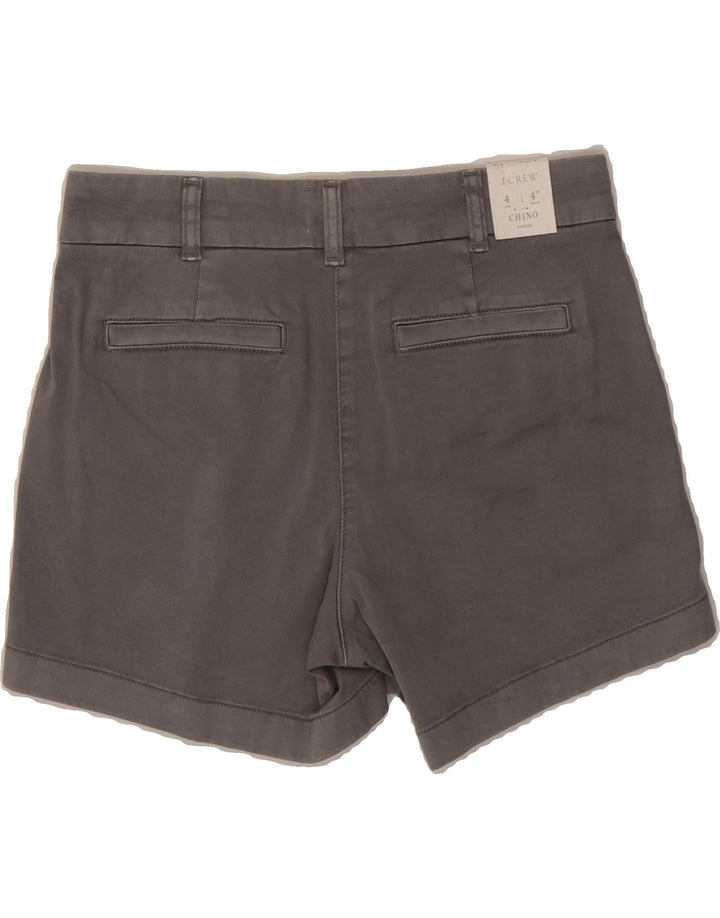 J. CREW Womens Chino Shorts US 4 Small W27 Grey Cotton Vintage J. Crew and Second-Hand J. Crew from Messina Hembry 