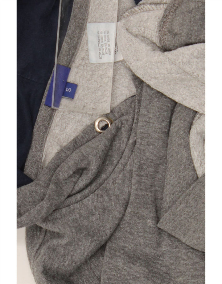 Asics Mens Graphic Hoodie Jumper Small Grey Cotton
