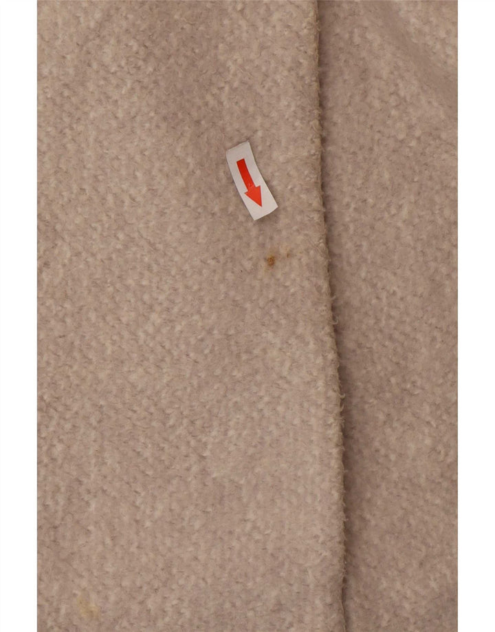 Damski płaszcz pulowerowy Zara UK 10 Small, szary, bawełniany
