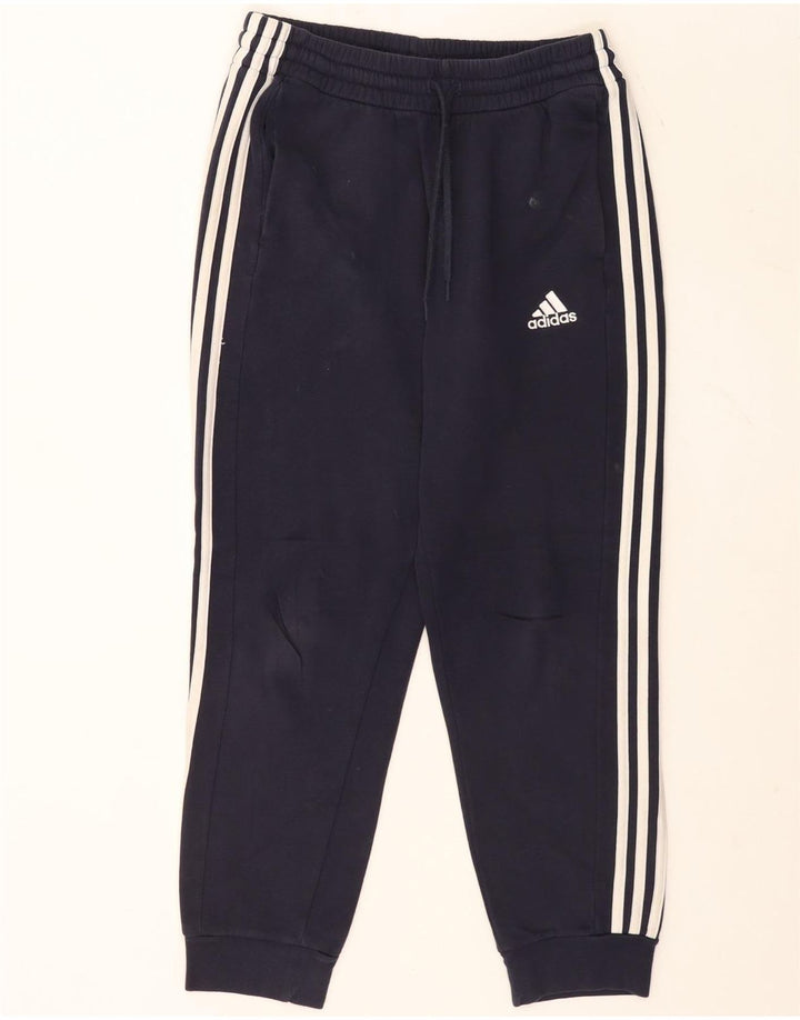 Adidas Mens Tracksuit Trousers Joggers Medium Navy Blue