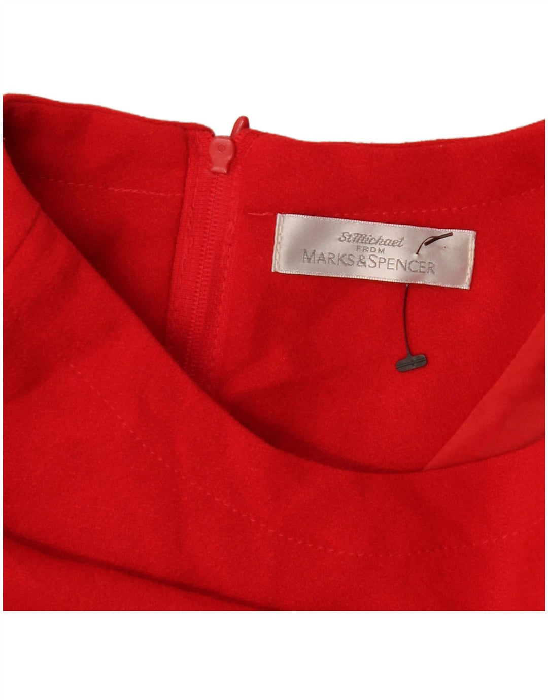 MARKS & SPENCER Womens Sheath Dress UK 14 Large Red
