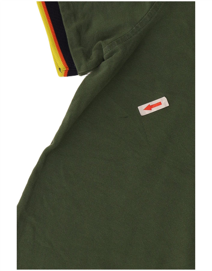 K-Way Mens Polo Shirt Large Green
