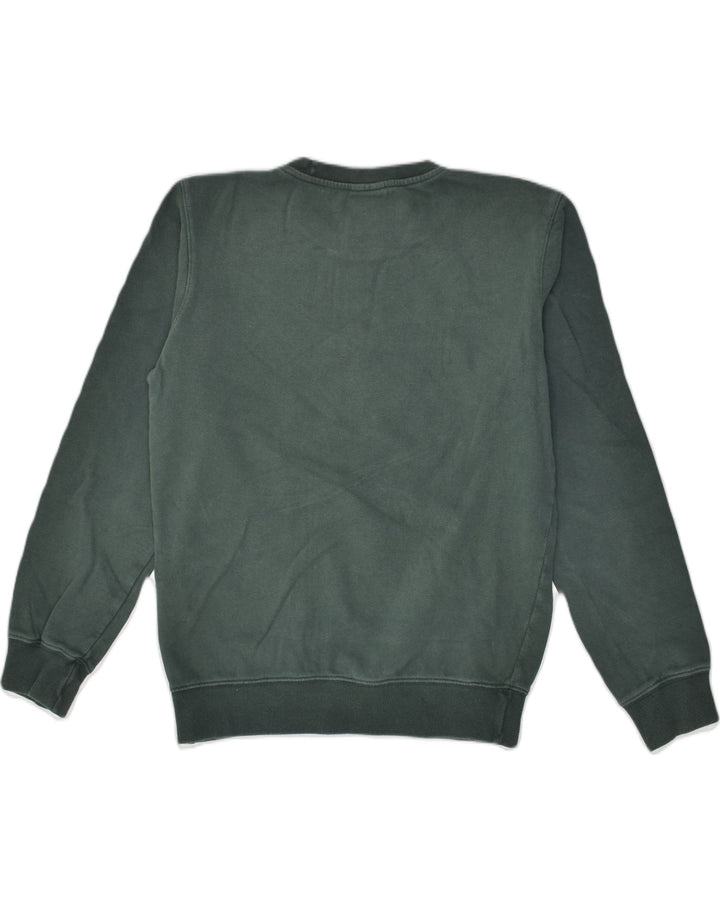 CHAMPION Mens Graphic Sweatshirt Jumper XS Green Cotton | Vintage Champion | Thrift | Second-Hand Champion | Used Clothing | Messina Hembry 