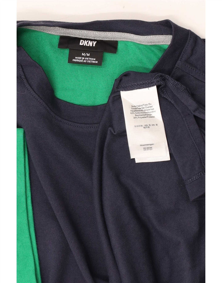 Dkny Mens T-Shirt Top Medium Navy Blue Cotton