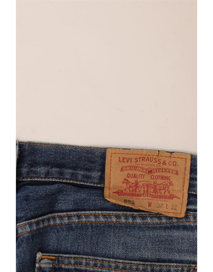 Levi's Womens 592 Straight Jeans W36 L32 Blue