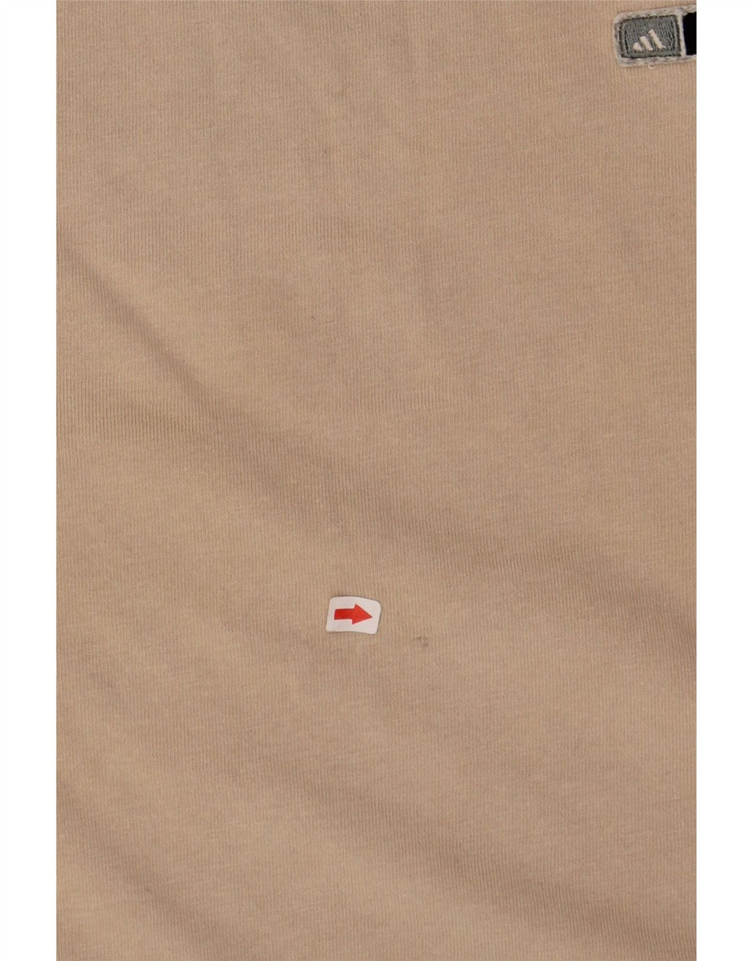 ADIDAS Mens T-Shirt Top Large Beige Cotton Vintage Adidas and Second-Hand Adidas from Messina Hembry 
