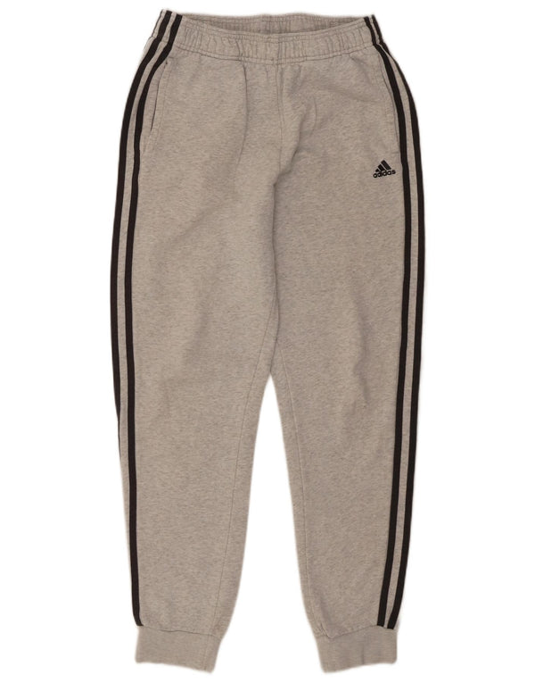 Adidas Pantalon de Survêtement Garçon Joggers 13-14 ans Gris Moucheté Coton