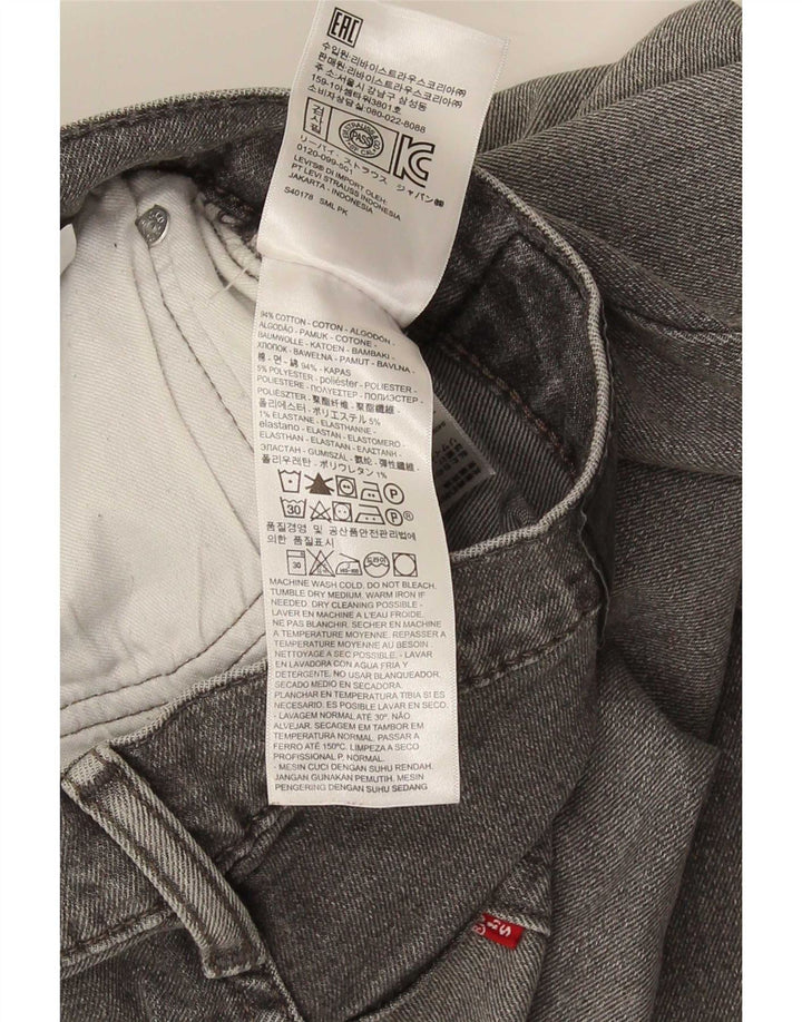 Levi's Mens 511 Slim Jeans W34 L30 Grey Cotton