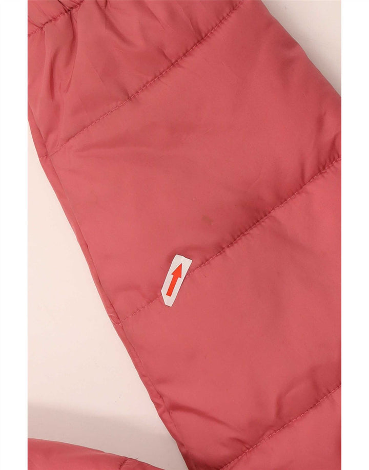 Fila Womens Loose Fit Padded Jacket UK 14 Medium Pink Polyester